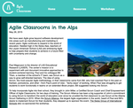 Agile Classrooms in the Alps